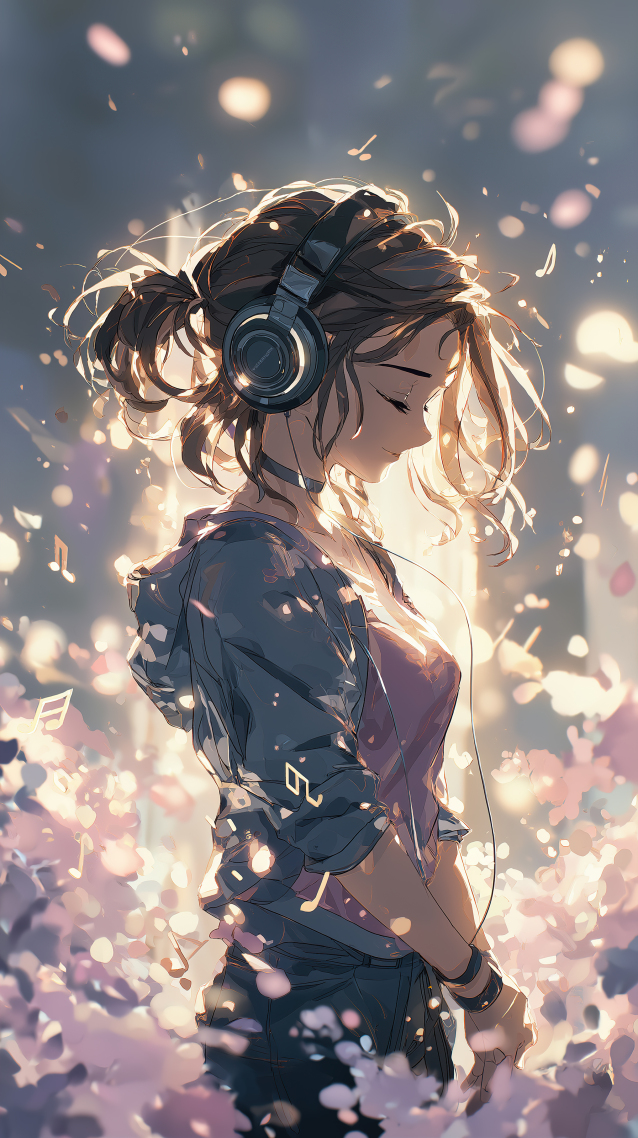 樱花飘落