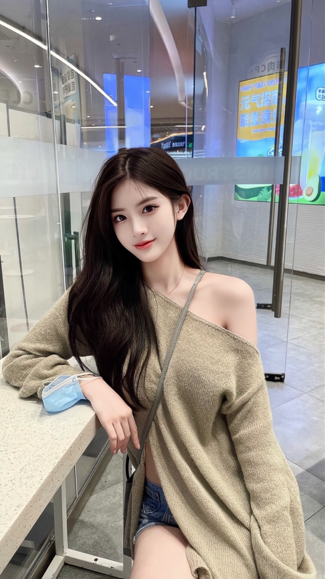 香肩美女