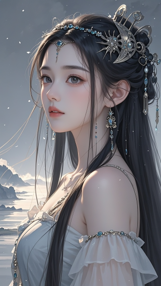 华丽头饰古风美女1