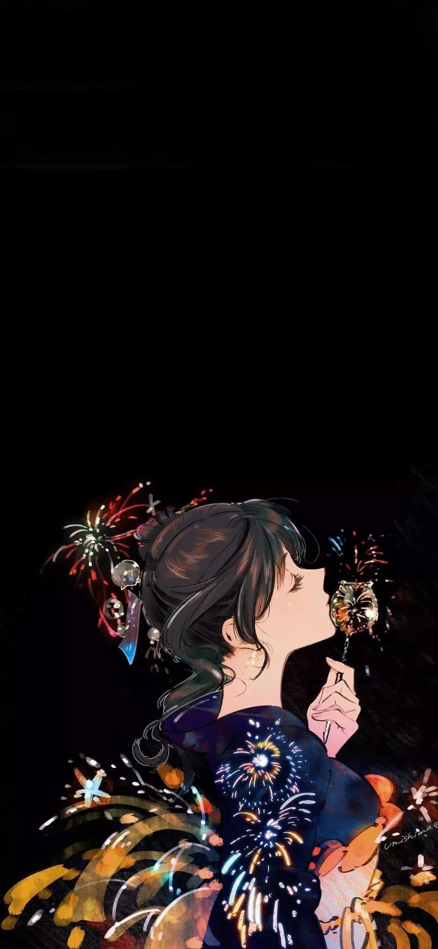 花火微信背景牆圖片