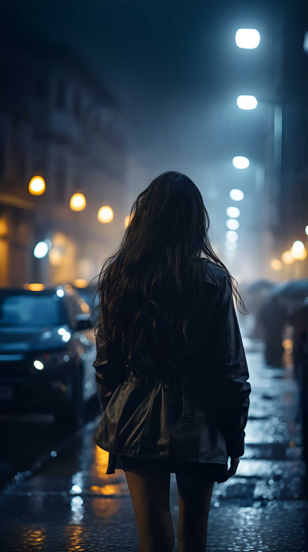 美女的背影