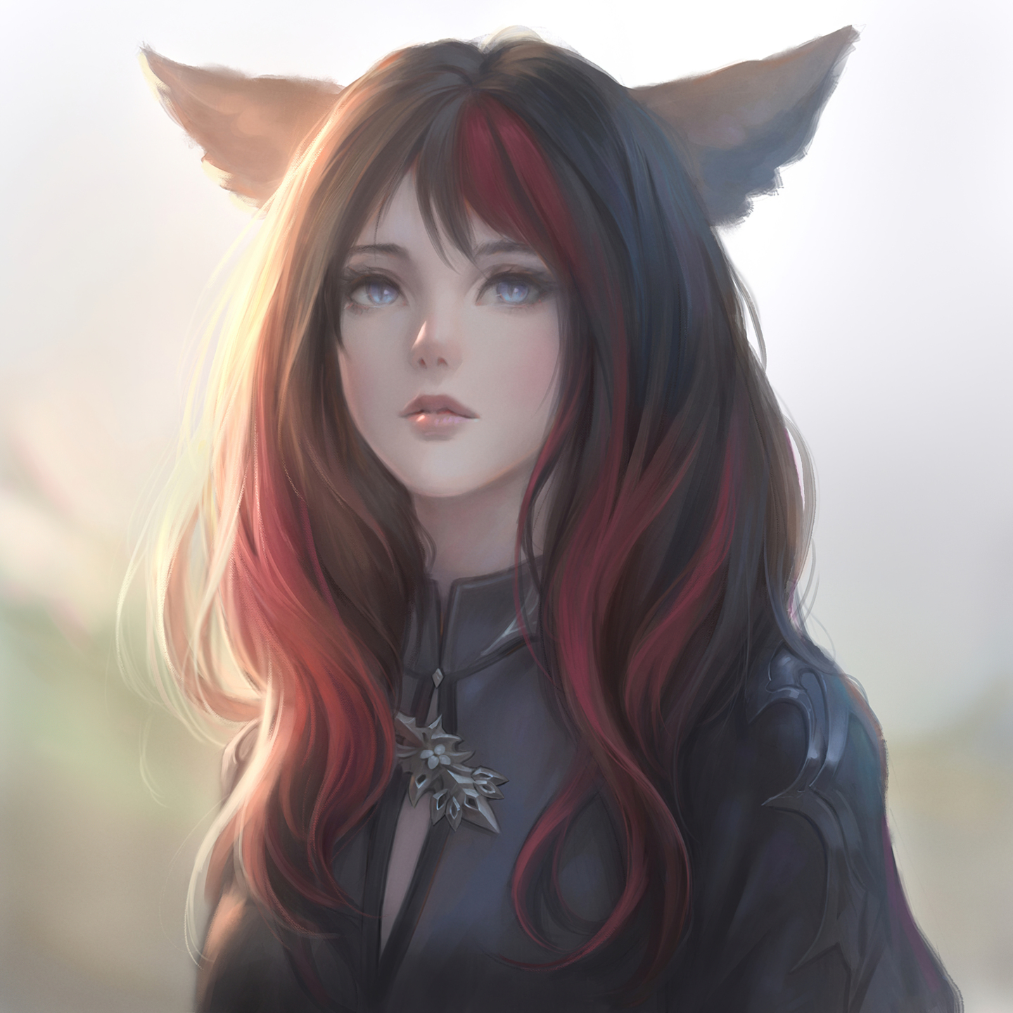 插畫狐女