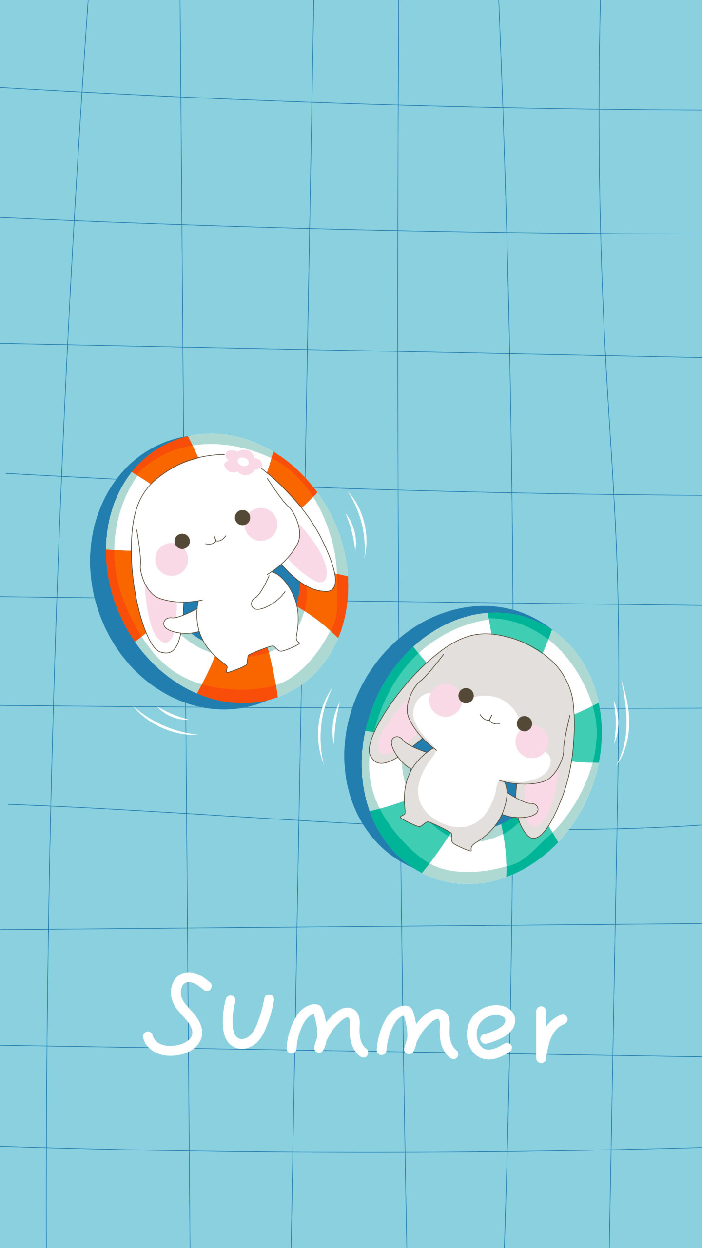 夏日泳池