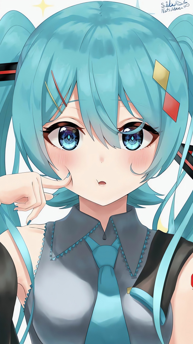 綠髮美少女