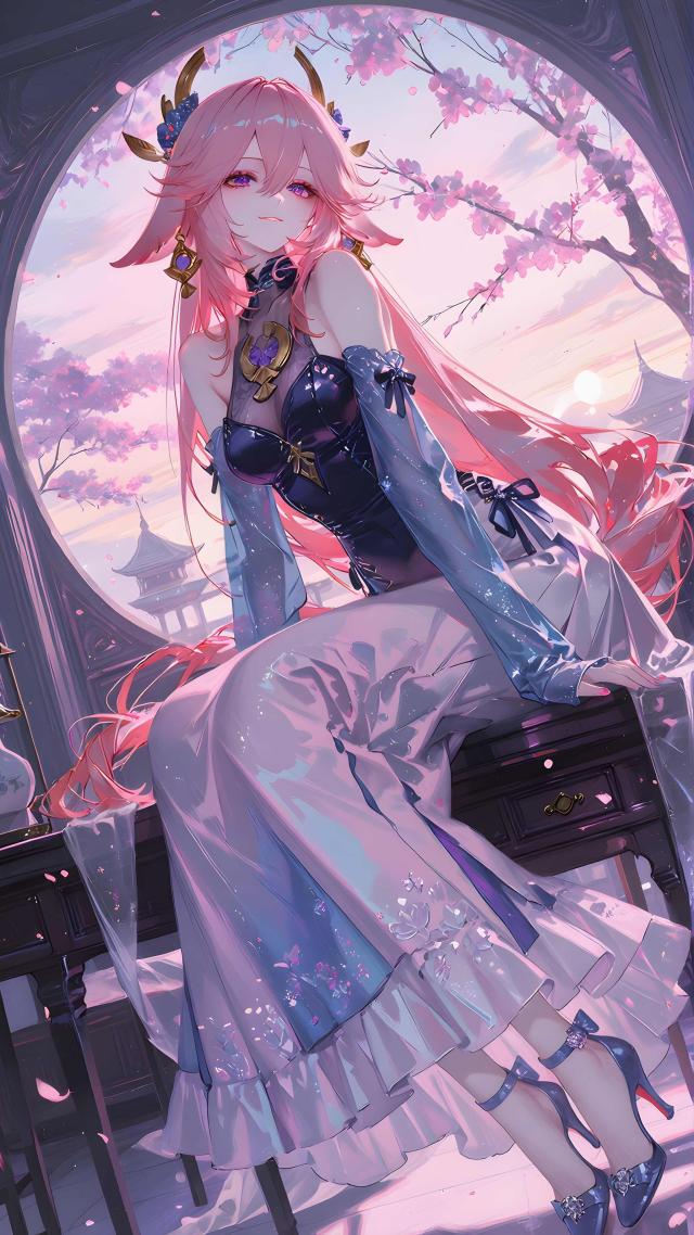 银子‖八重神子壁纸