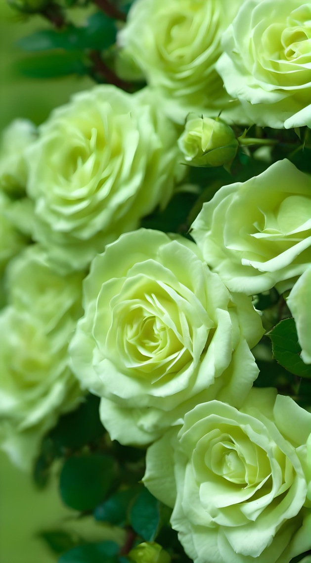 绿玫瑰(风景手机静态壁纸) - 风景手机壁纸下载 - 元气壁纸