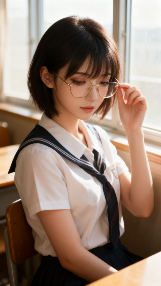 眼镜少女2