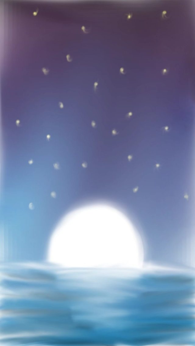 夜晚的星空