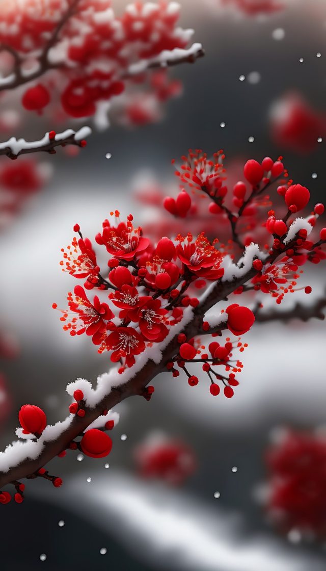 雪中红