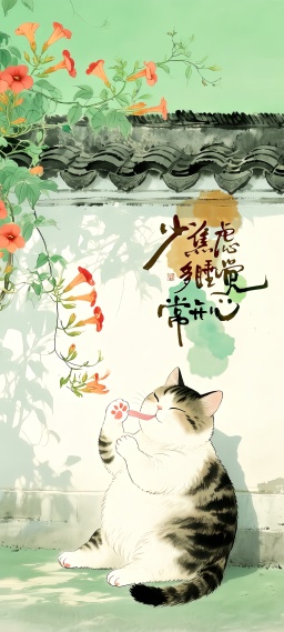 可爱猫咪(国风)