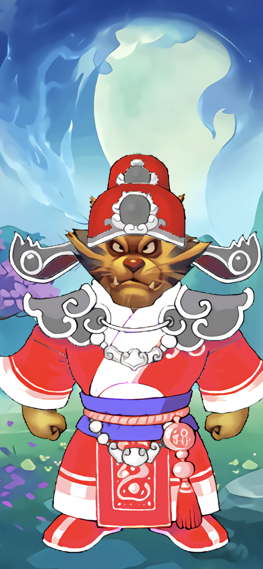 穿新郎服的虎头怪