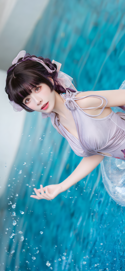 高清4K泳池美女3