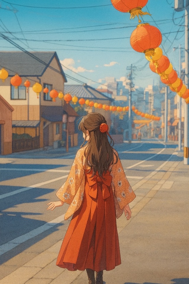 喜庆少女