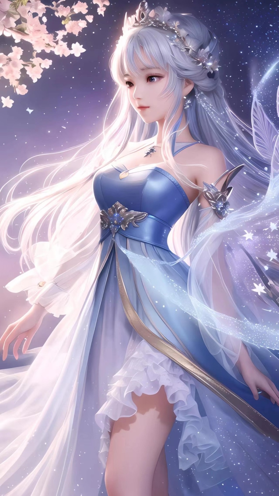 唯美藍衣女神2
