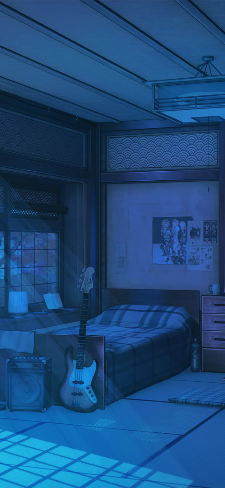 溫馨房間主題-深夜聊天背景圖 微信