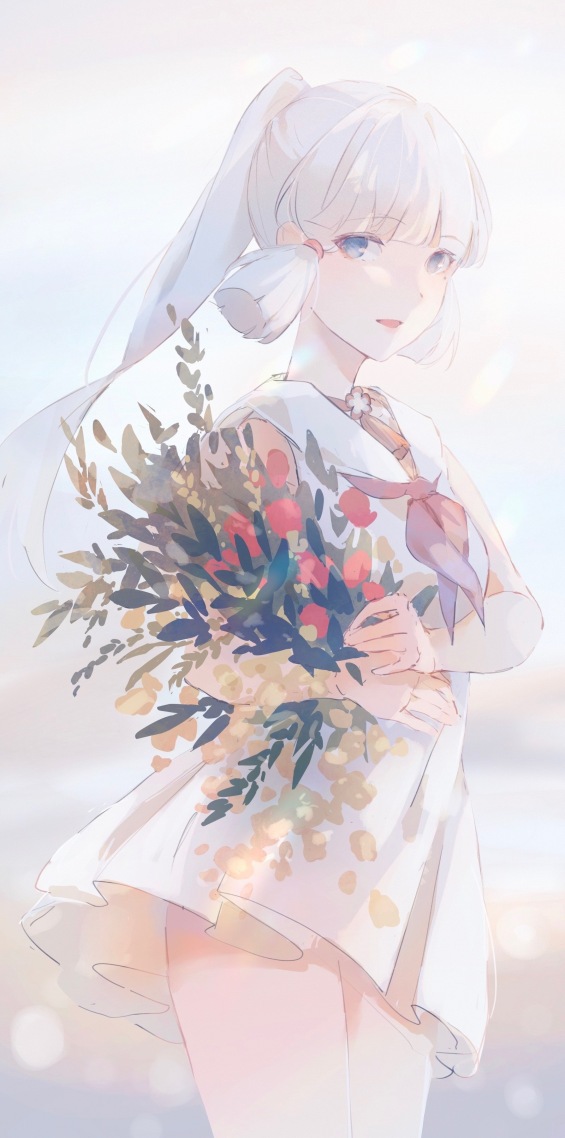 2k原神油画神里绫华