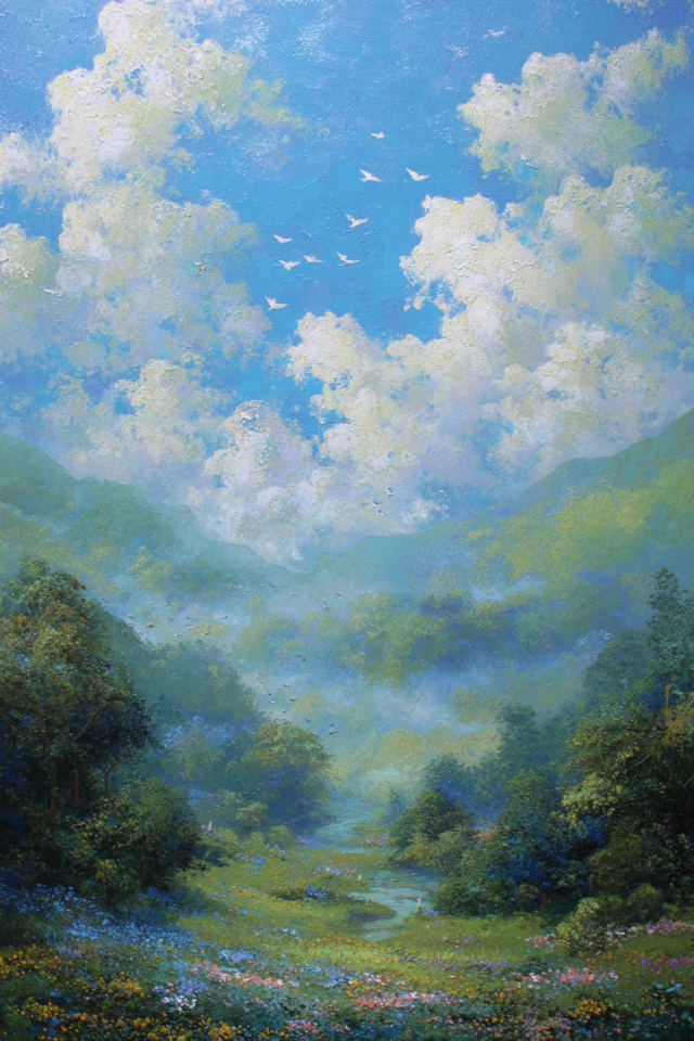 油画风景