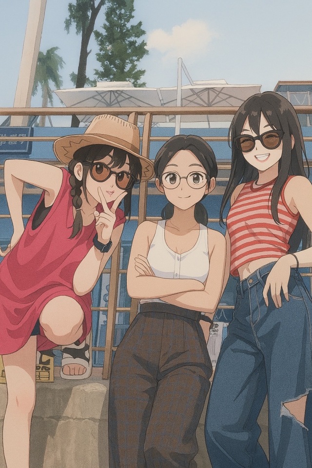 美少女合影