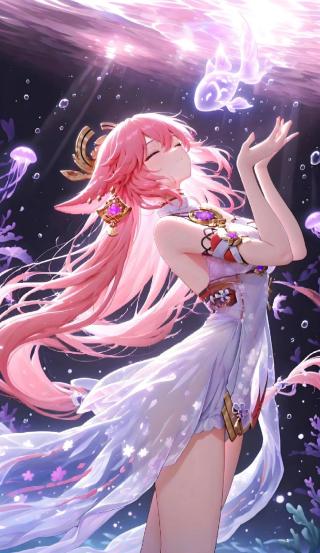 银子‖八重神子壁纸