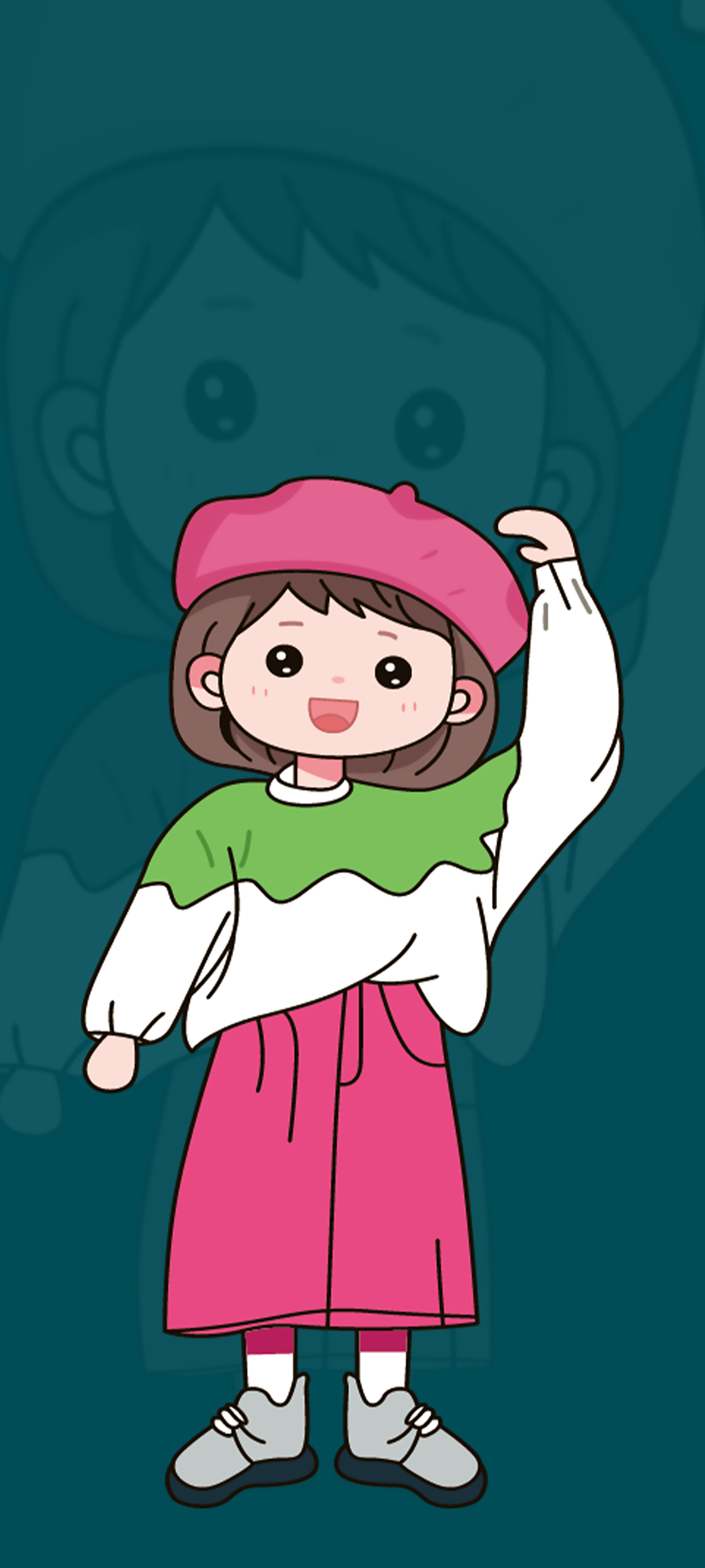 4K Q版女孩