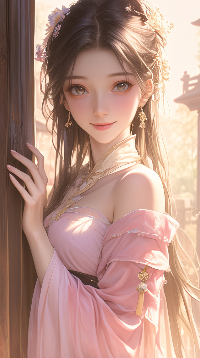 古风美女-香莲