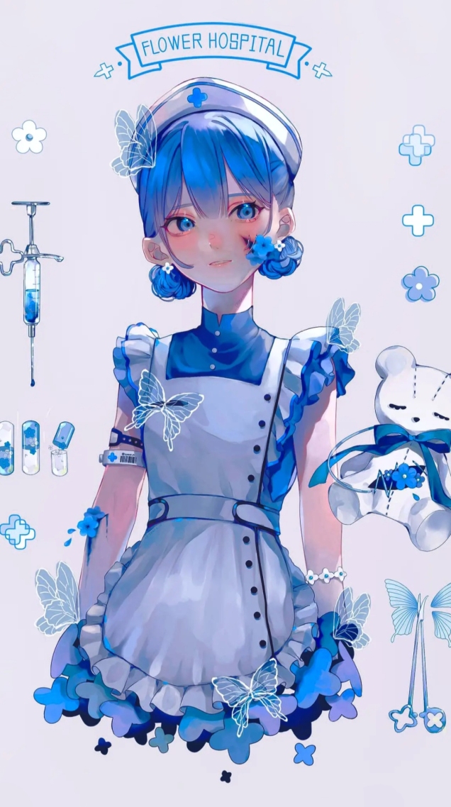 Flower Hospital(动漫手机静态壁纸) 动漫手机壁纸下载 元气壁纸