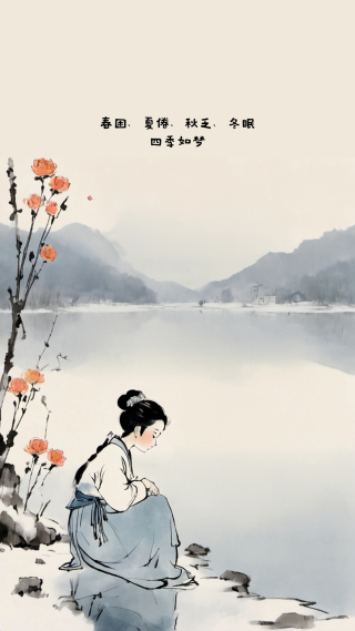 春困，夏倦，秋乏，冬眼四季如梦