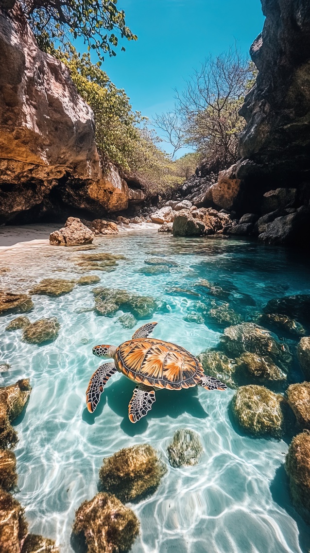 海岛海龟