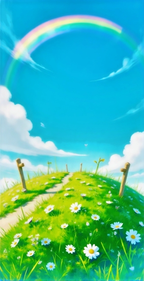 彩虹美景插画系列