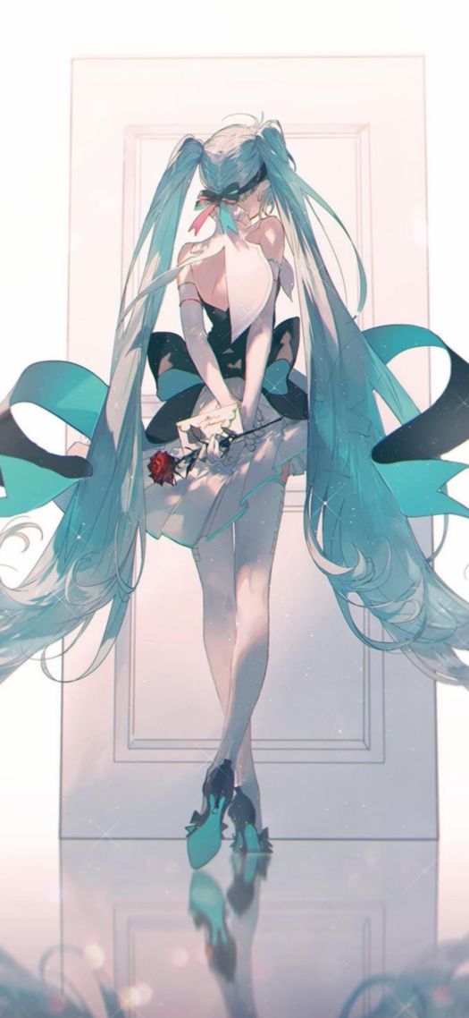 微信屏保壁紙初音未來