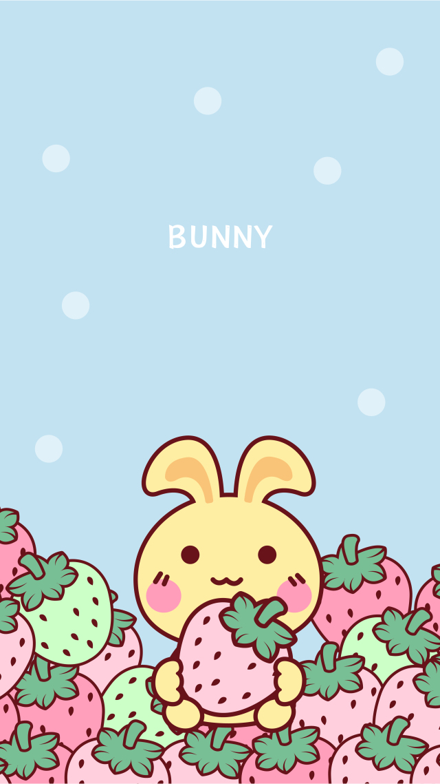 黃色萌兔