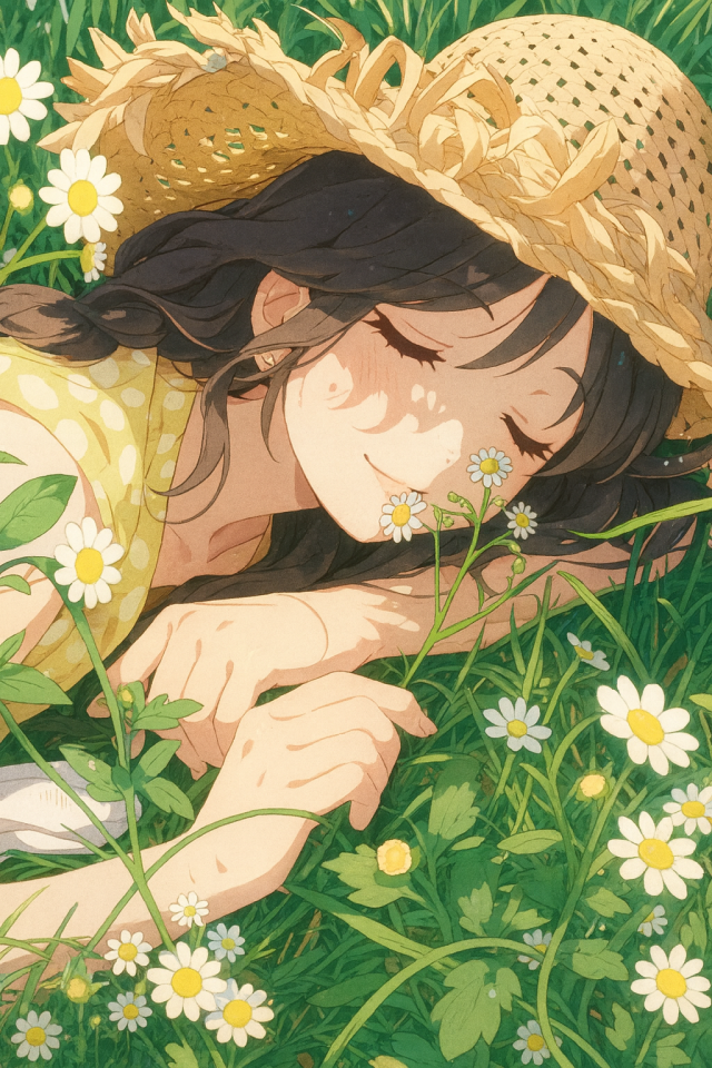 花与少女