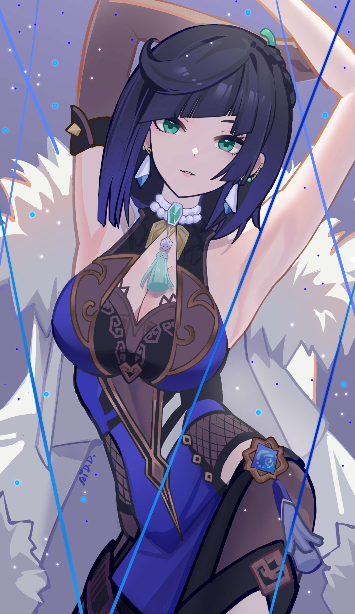 百日绘画54 夜兰