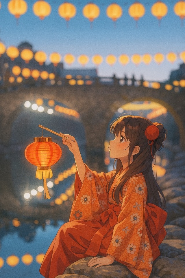 灯笼少女