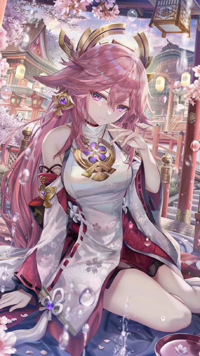 美少女微信對話背景圖片下載