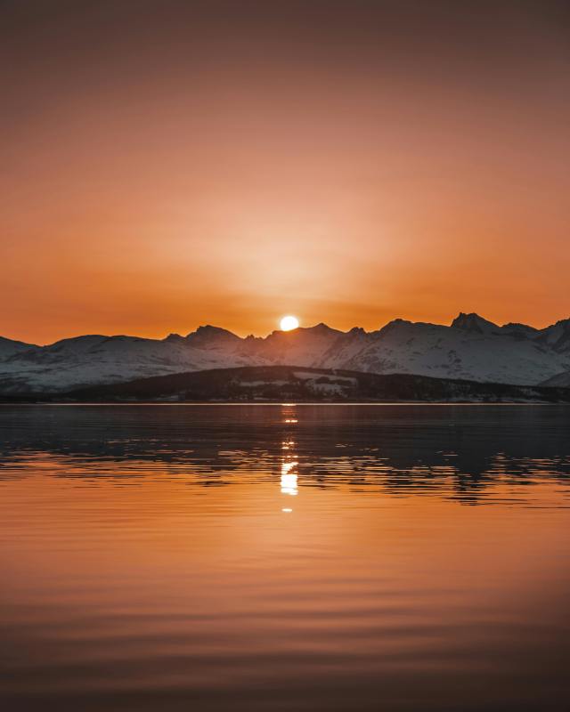 唯美的夕阳