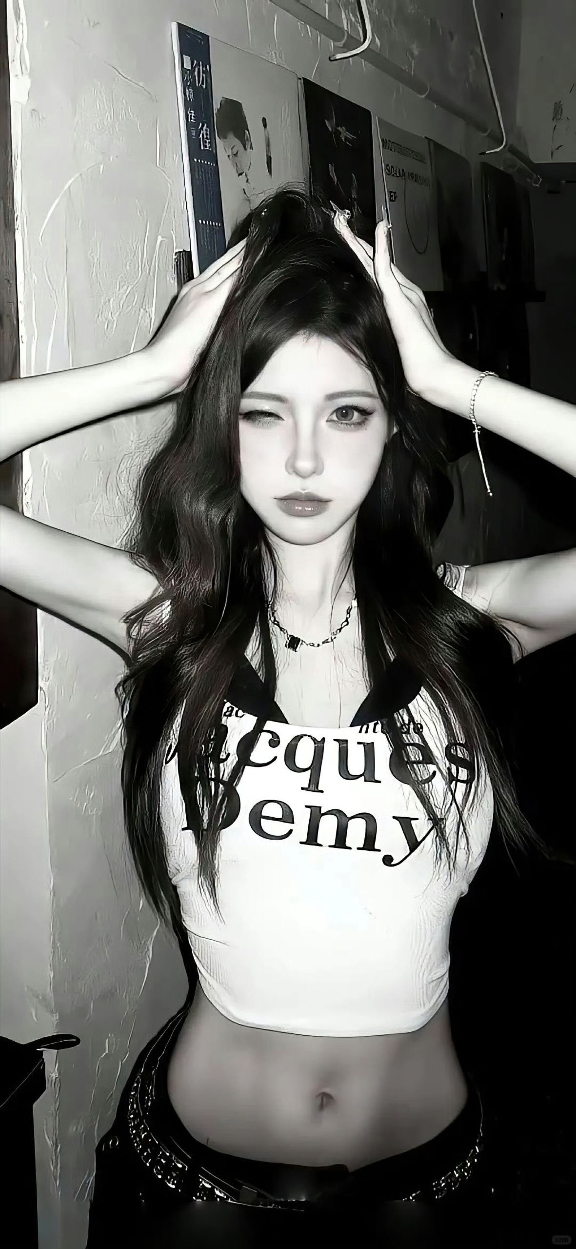 混血美女
