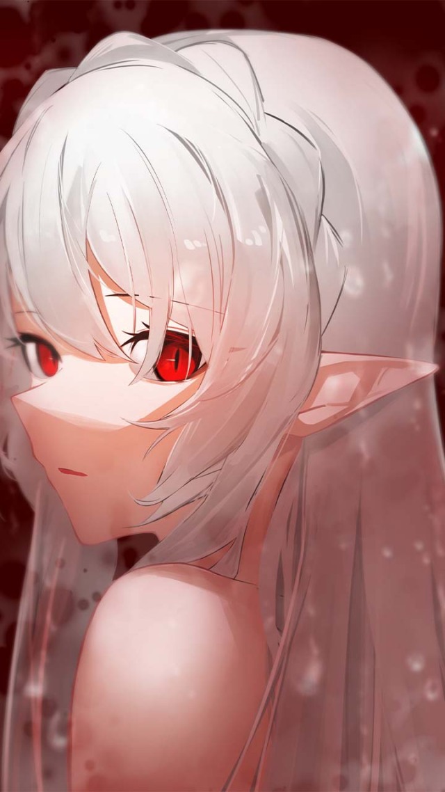 銀髮-精靈-美少女