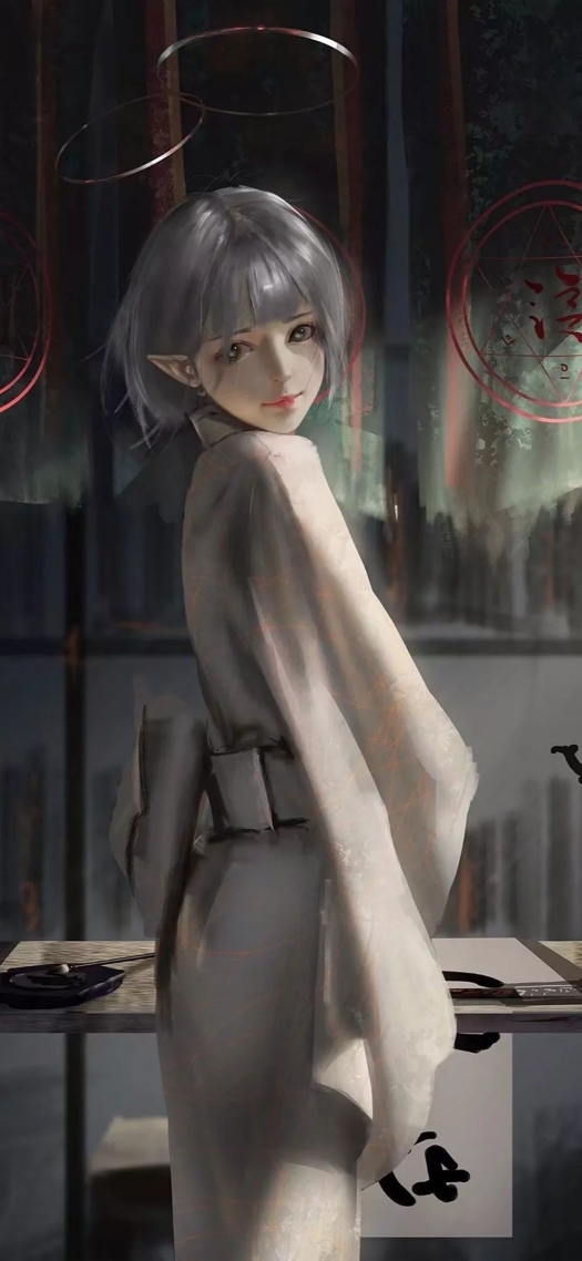 短髮少女