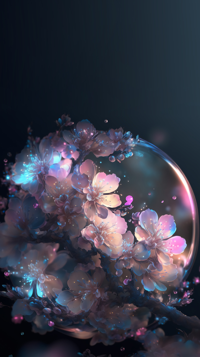 水晶花卉8