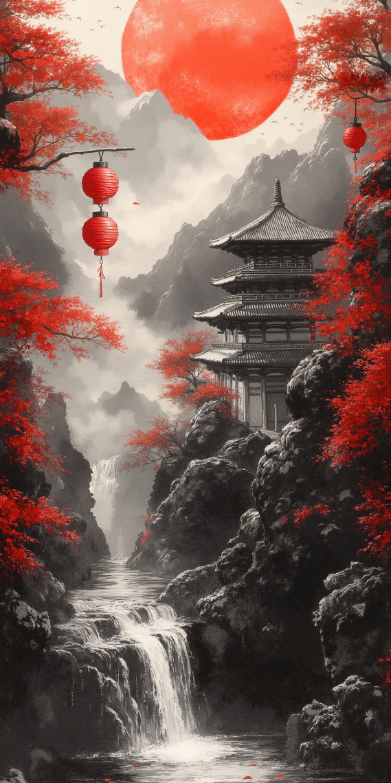 日式风景画
