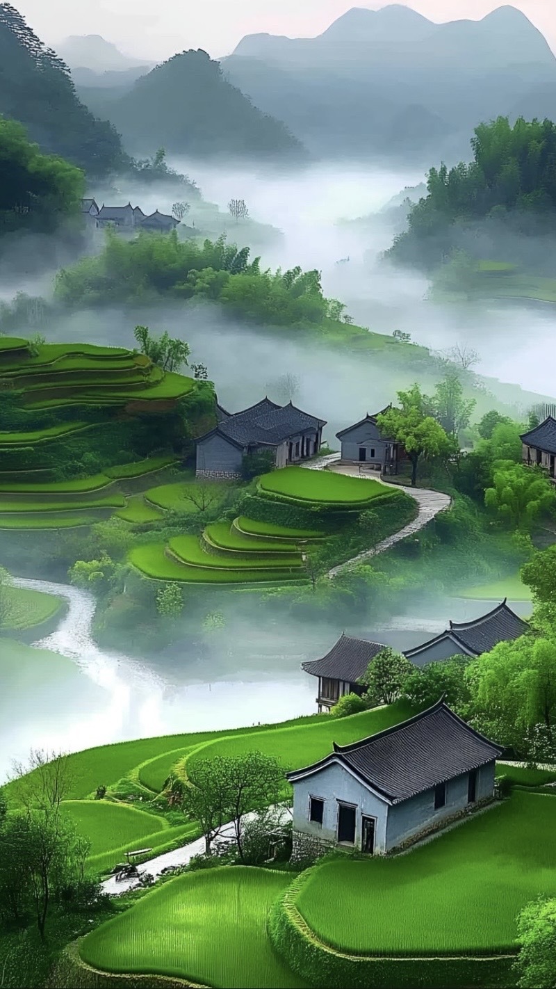 梯田美景