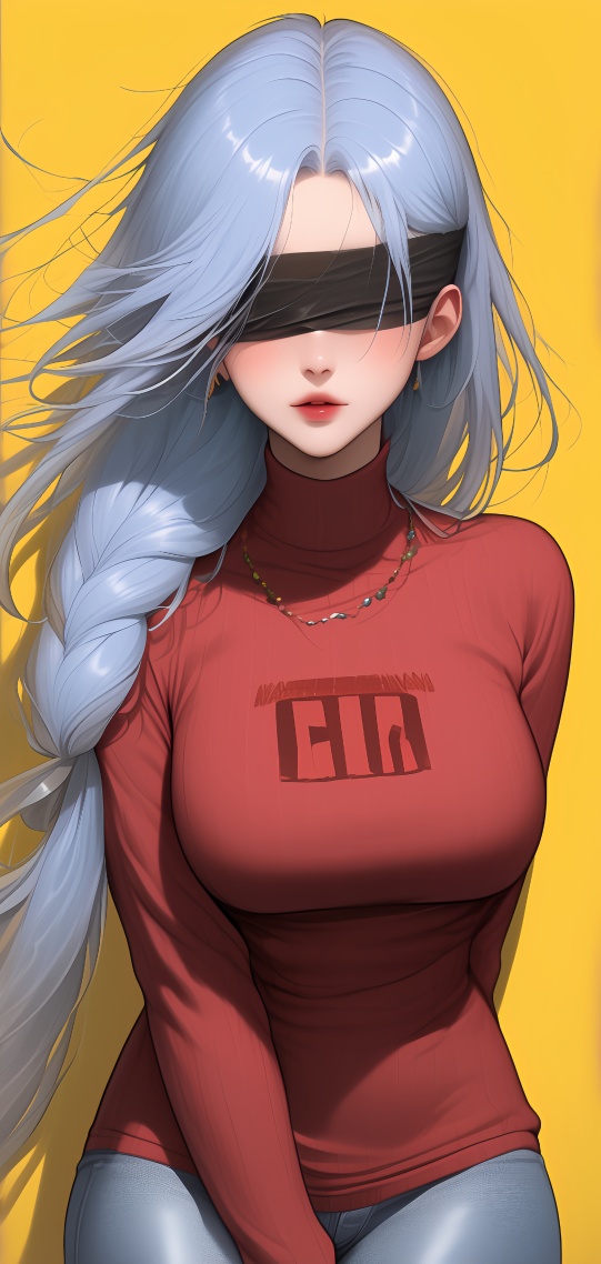 蒙眼女孩