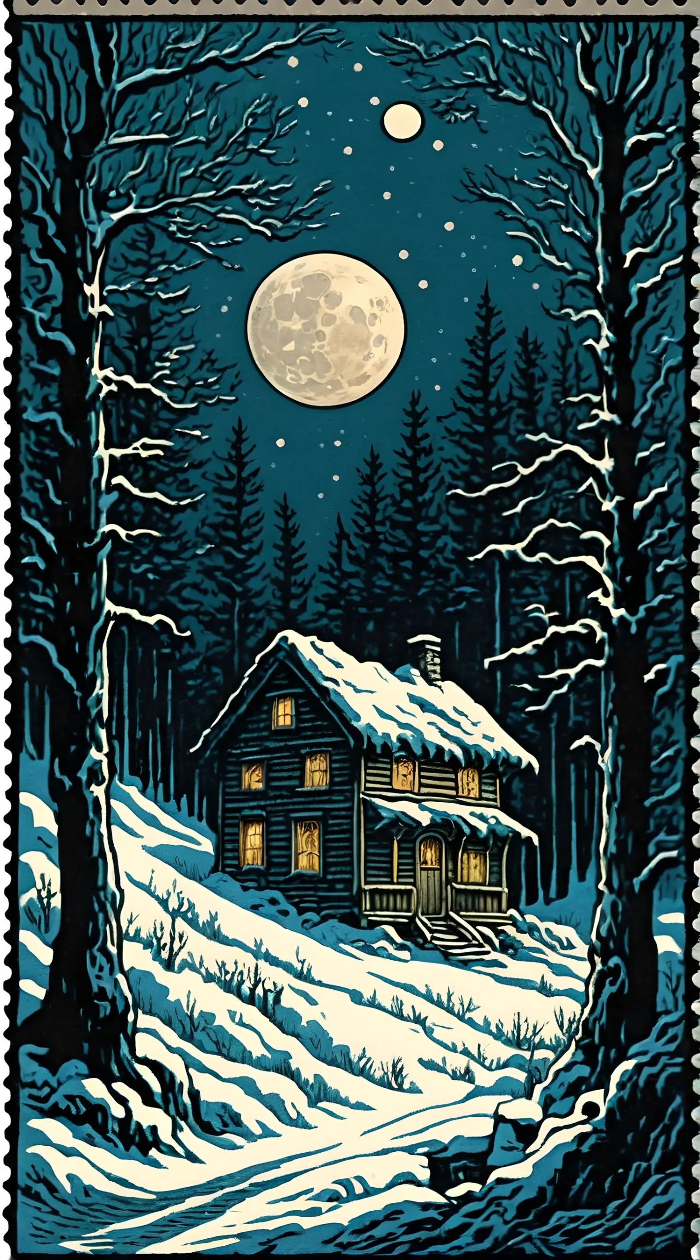 雪中小屋