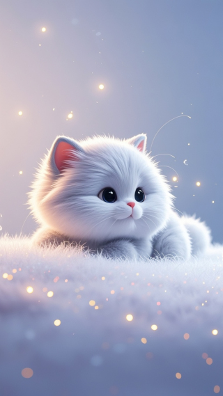 毛绒绒的小猫咪