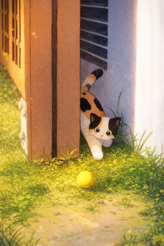 呆萌猫咪