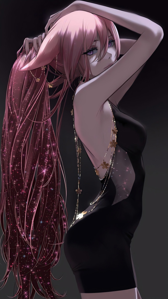 暗黑紅髮美女
