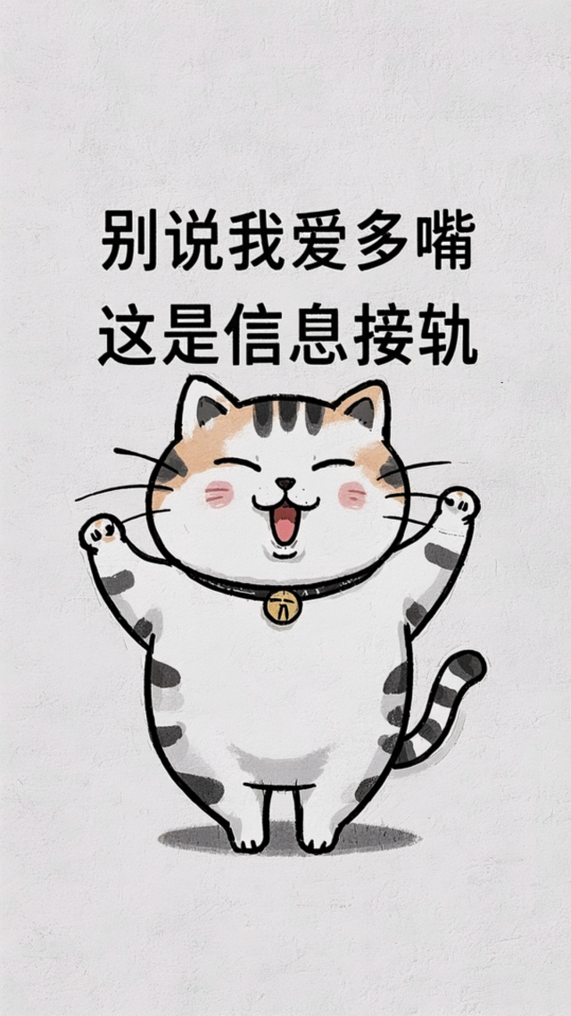 別說我愛多嘴，我這是信息接軌