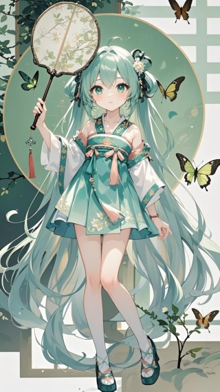 蝶中少女