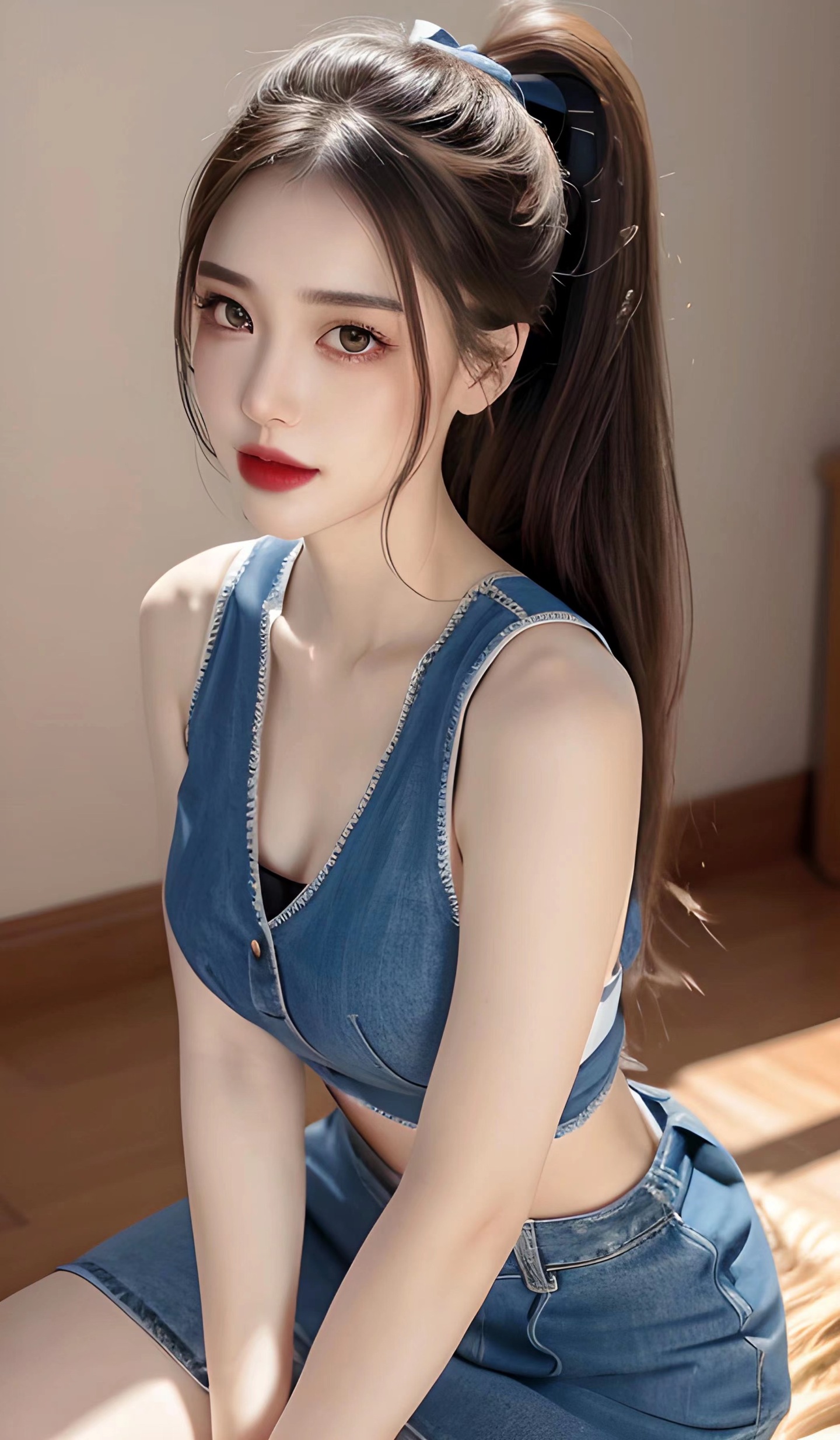 活力馬尾美少女